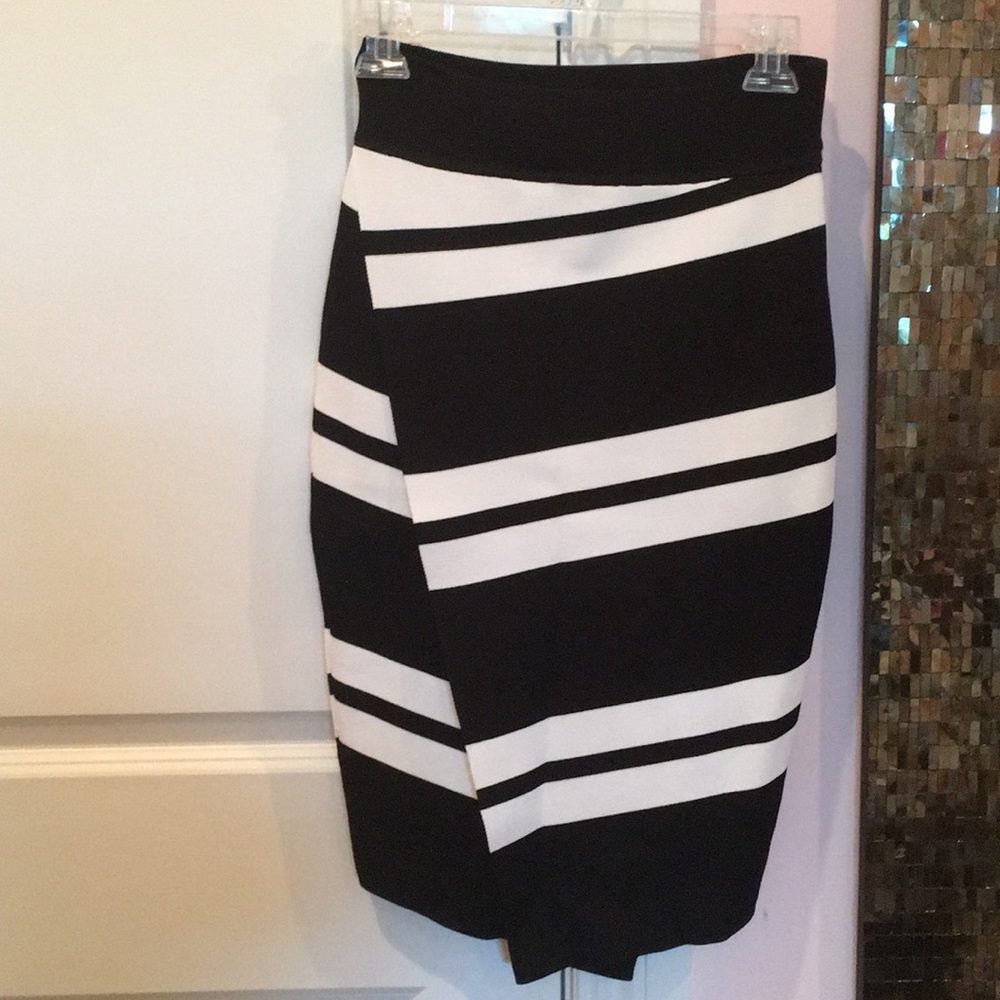 Faux wrap skirt